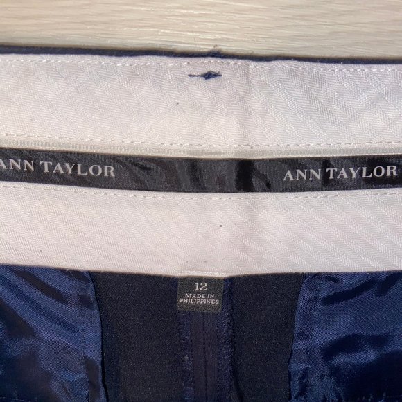 Ann Taylor Blue Dress Pants - Picture 4 of 4